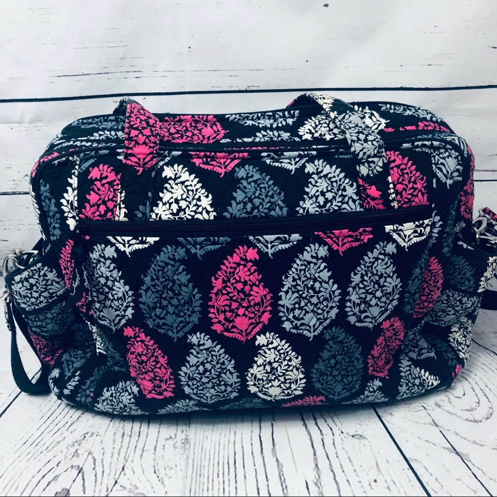 Vera Bradley Quilted Baby Bag Diaper Bag Northern Lights - Picture 13 of 16